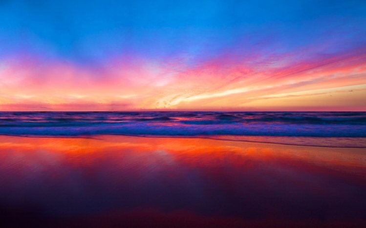 Beach sunset Theme screenshot #4