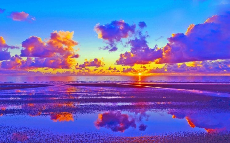 Beach sunset Theme screenshot #7