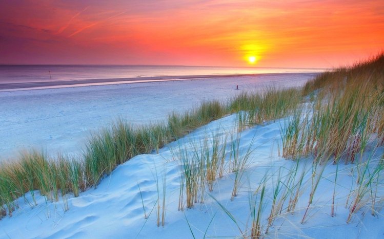 Beach sunset Theme screenshot #9