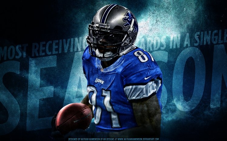Calvin Johnson Theme screenshot #1