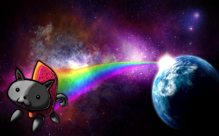 Nyan Cat Theme screenshot #1