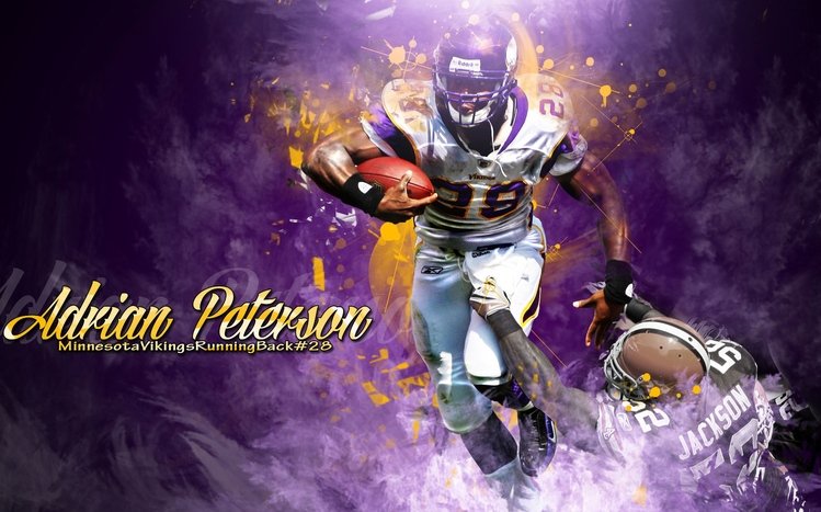 Adrian Peterson Theme screenshot #11