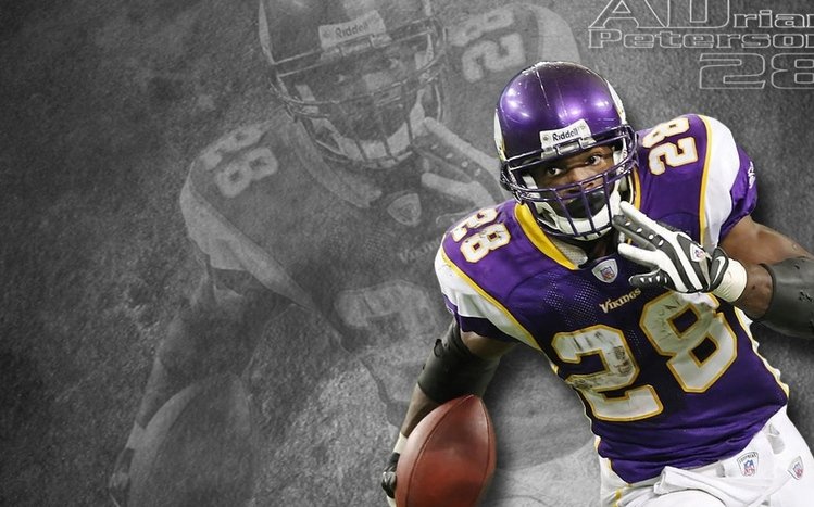 Adrian Peterson Theme screenshot #10
