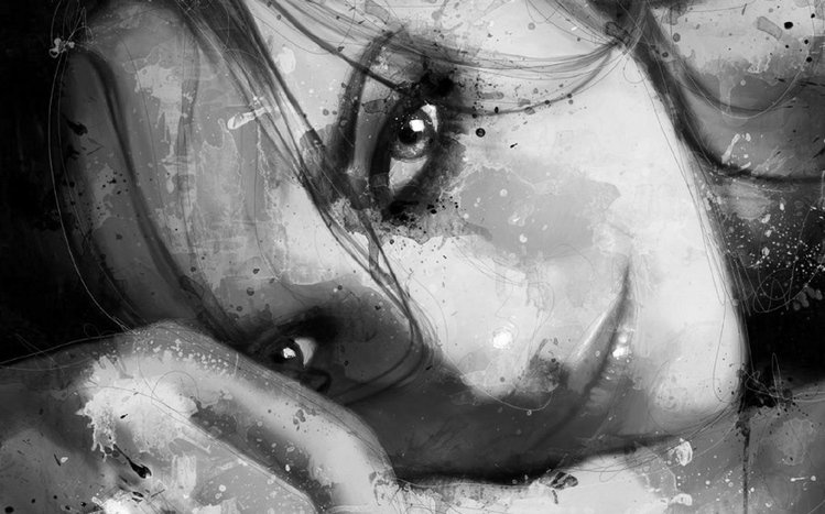 Woman Painting Theme screenshot #5