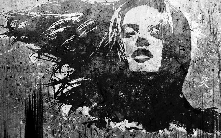 Woman Painting Theme screenshot #4