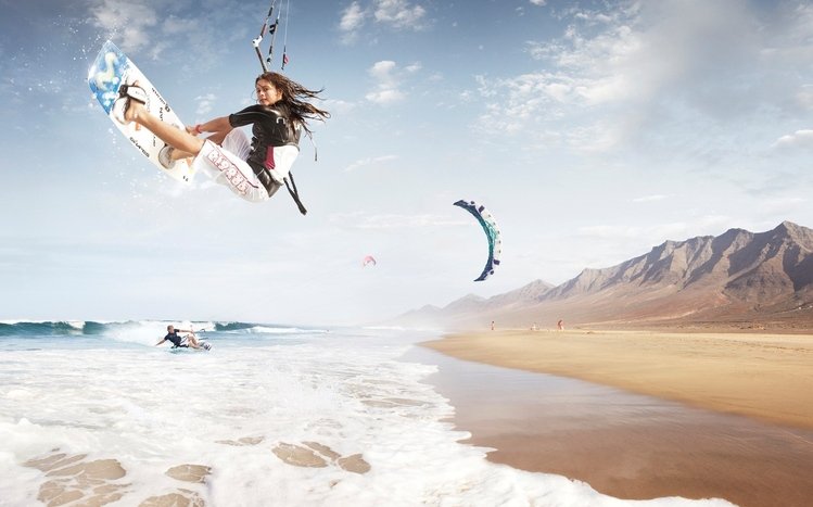 Kitesurfing Theme screenshot #1