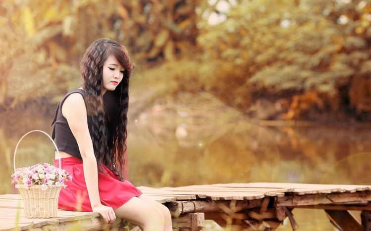 Beautiful Girl Theme screenshot #6