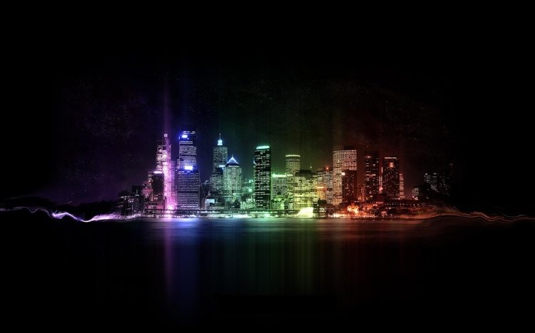 City Lights Theme screenshot #1