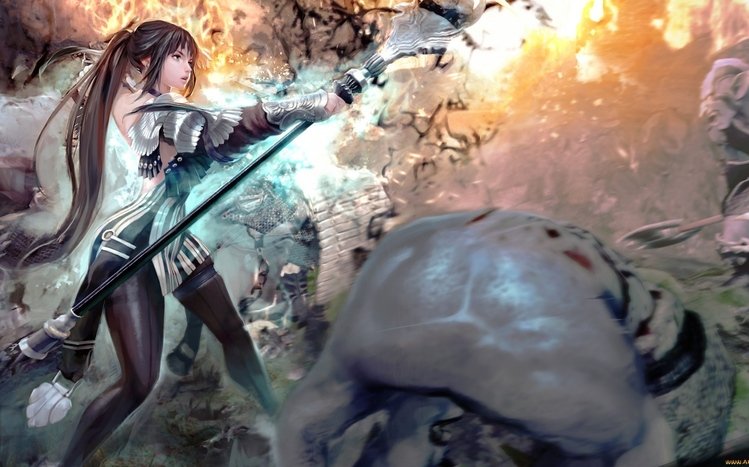 Anime Girl Fight Theme screenshot #13