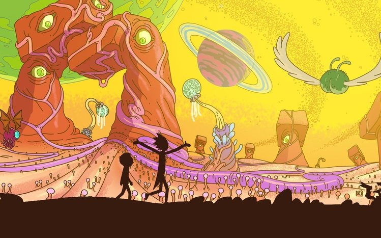 Rick and Morty Theme screenshot #14