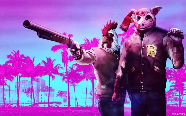 Hotline Miami Theme screenshot #7