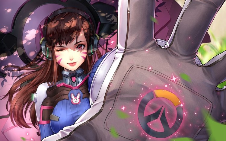 D.Va (Overwatch) Theme screenshot #1