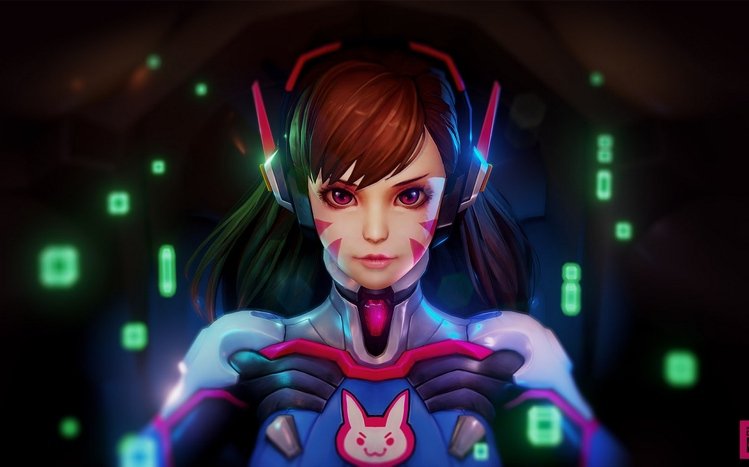 D.Va (Overwatch) Theme screenshot #4