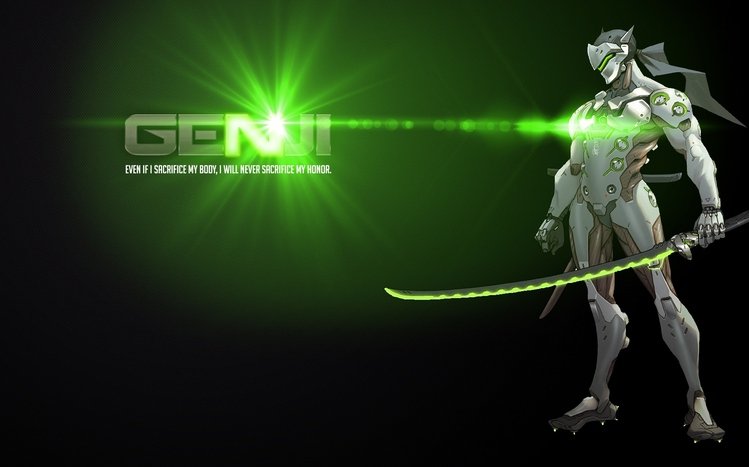 Genji (Overwatch) Theme screenshot #7