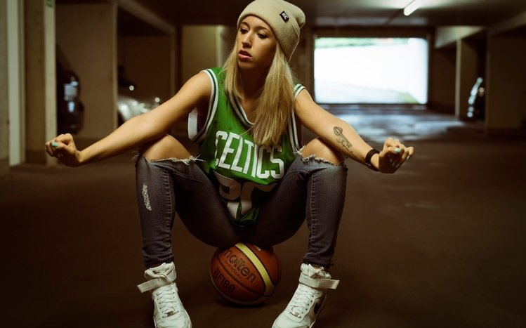 Girl Basketball Theme screenshot #7