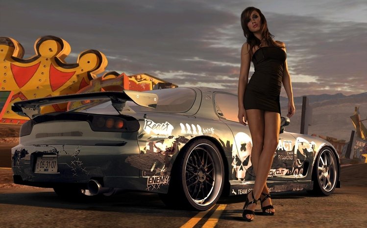 Girls & Cars Theme screenshot #4