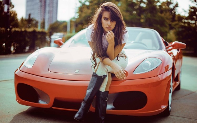 Girls & Cars Theme screenshot #16