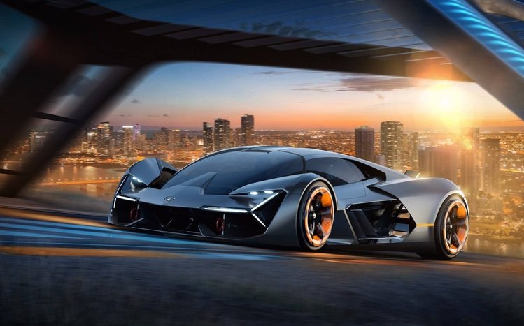 Lamborghini Terzo Millennio Theme screenshot #1