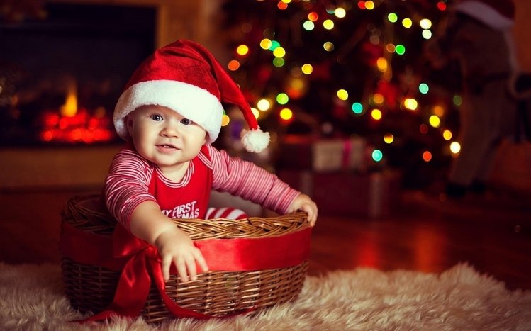 Christmas Babies Theme screenshot #2