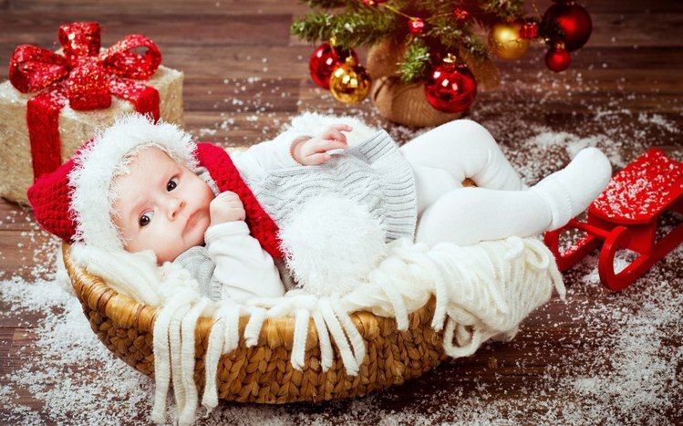 Christmas Babies Theme screenshot #11