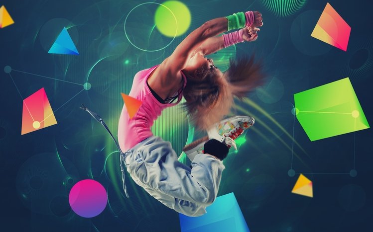 Dancing Girl Theme screenshot #6