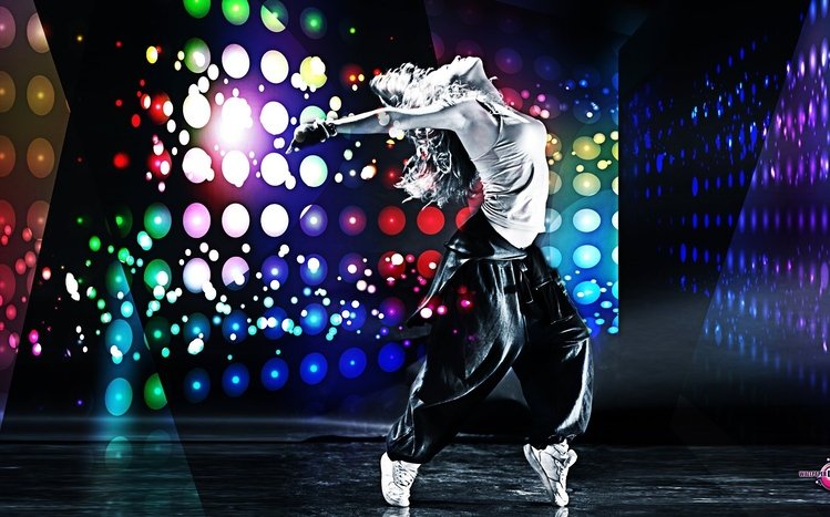 Dancing Girl Theme screenshot #1