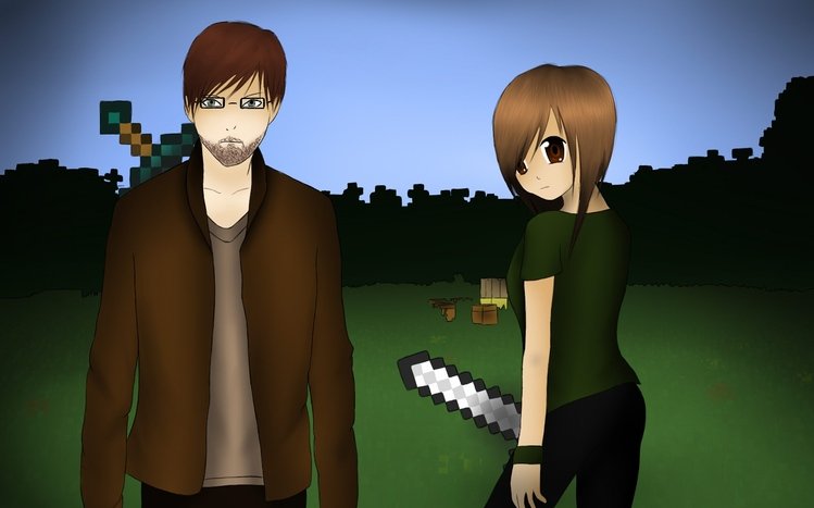 Minecraft Girls Theme screenshot #7