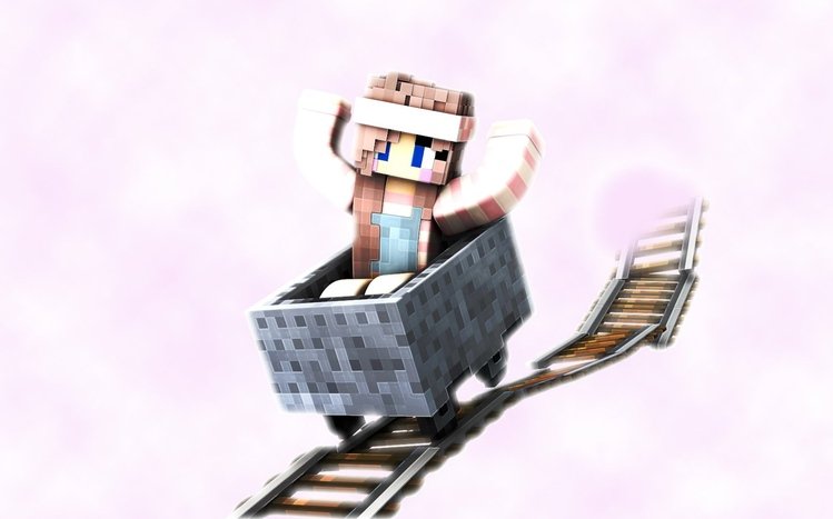 Minecraft Girls Theme screenshot #4