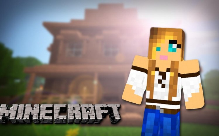 Minecraft Girls Theme screenshot #10