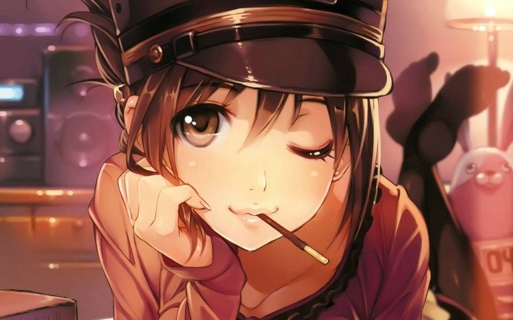 Cute Anime Girls Theme screenshot #1