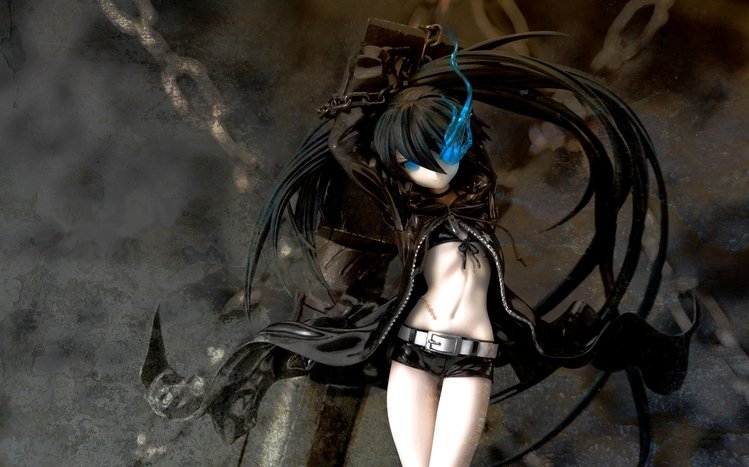 Black Rock Shooter Theme screenshot #1