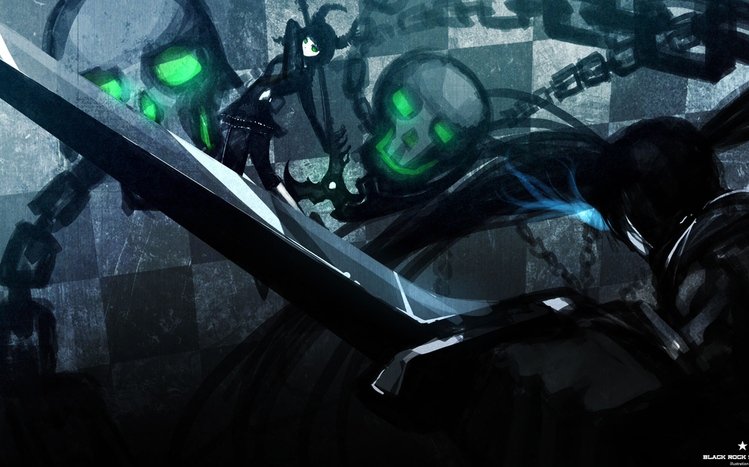 Black Rock Shooter Theme screenshot #17