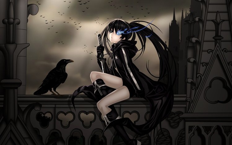 Black Rock Shooter Theme screenshot #3