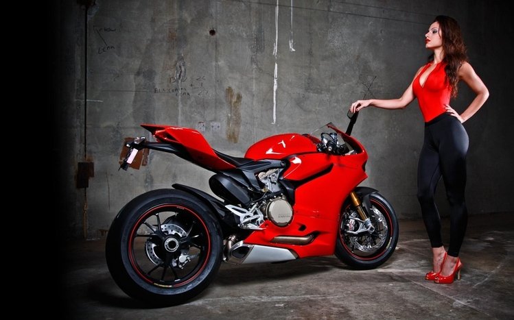 Girls & Motorcycles Theme screenshot #4