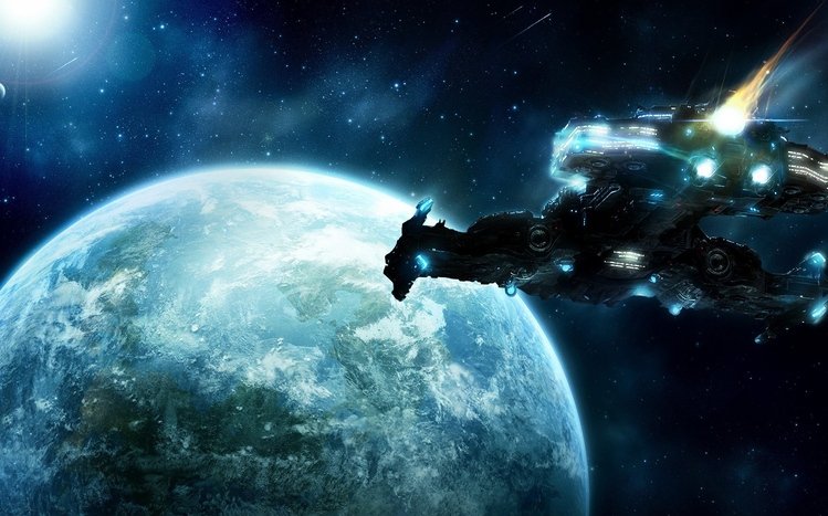 Spaceship Theme screenshot #1