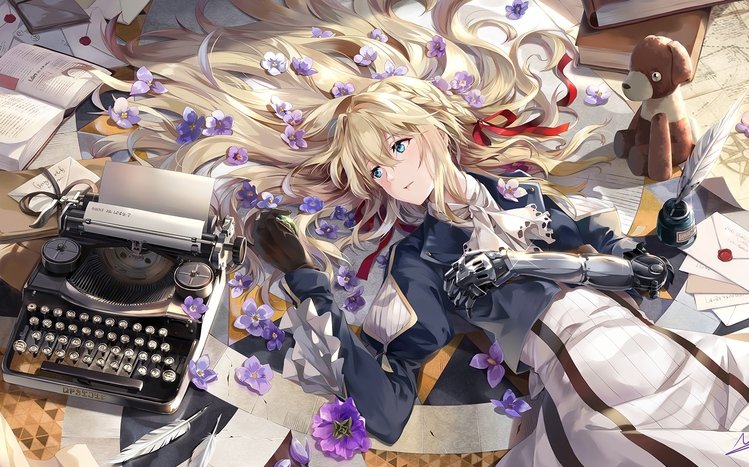 Violet Evergarden Theme screenshot #15