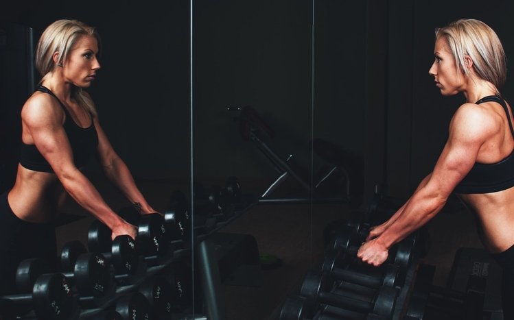 Fitness Girl Theme screenshot #1