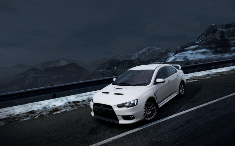 Mitsubishi Lancer Evolution Theme screenshot #1