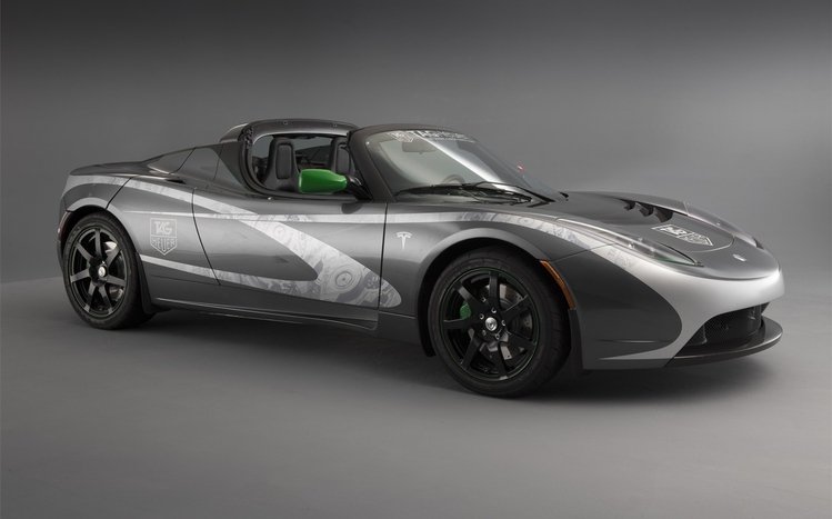 Tesla Roadster Theme screenshot #2