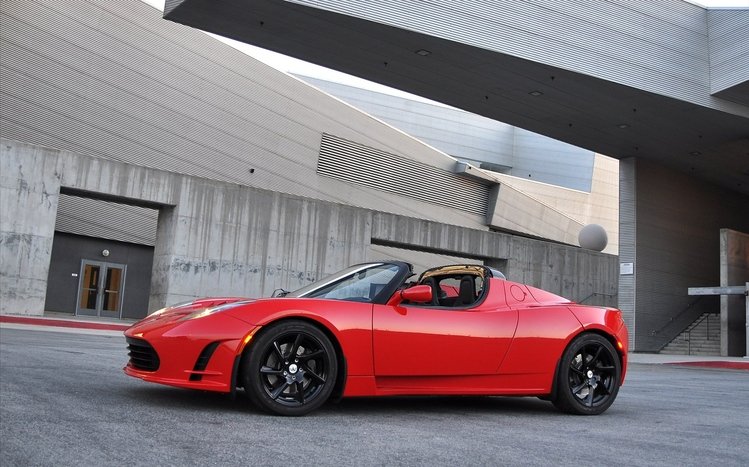 Tesla Roadster Theme screenshot #4