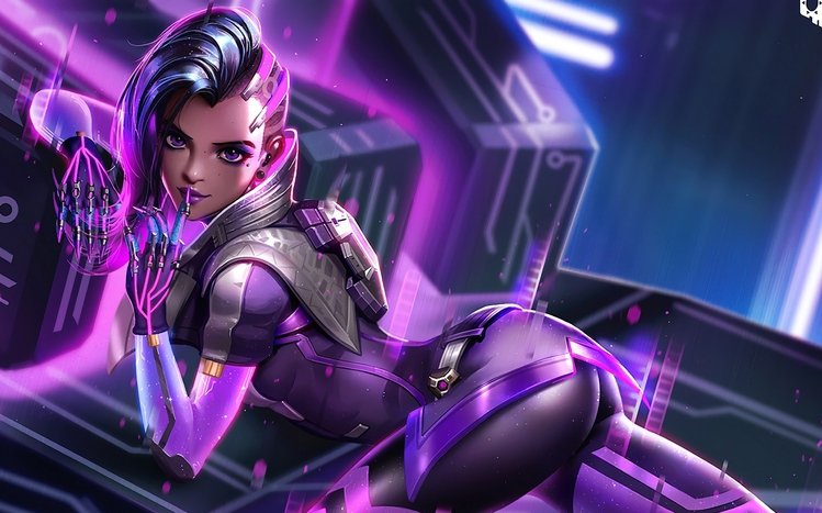 Sombra (Overwatch) Theme screenshot #17