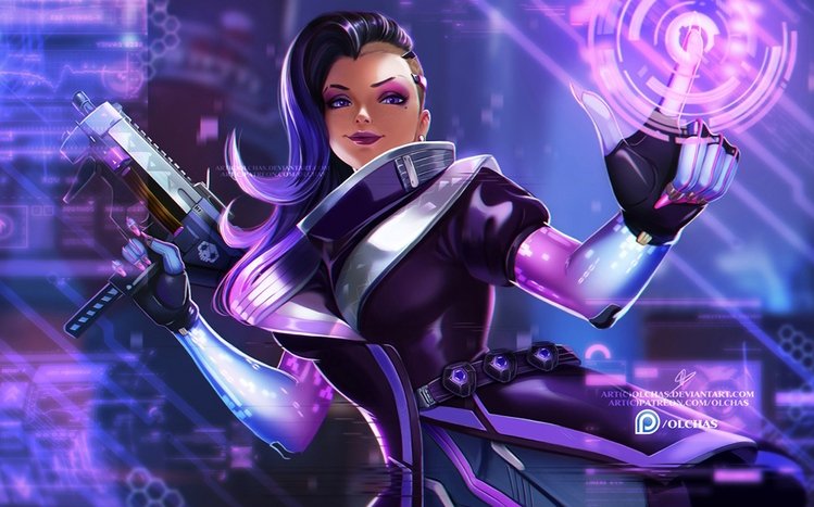 Sombra (Overwatch) Theme screenshot #4