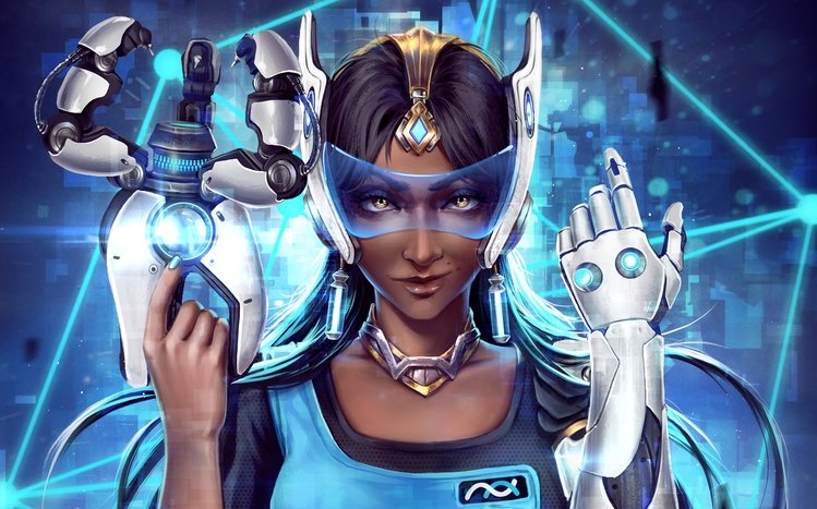 Symmetra (Overwatch) Theme screenshot #4