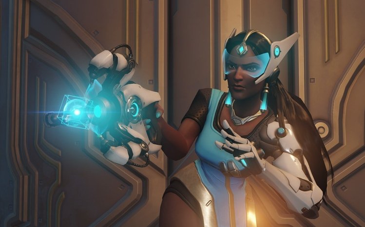 Symmetra (Overwatch) Theme screenshot #1