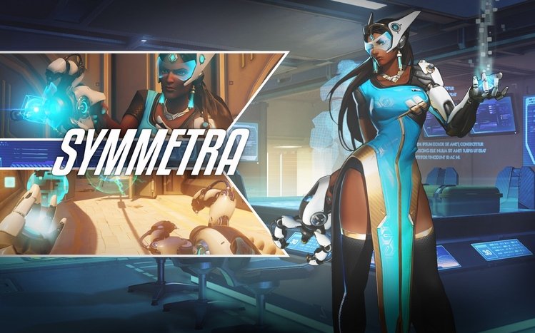 Symmetra (Overwatch) Theme screenshot #8