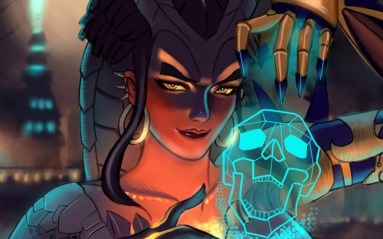 Symmetra (Overwatch) Theme screenshot #13