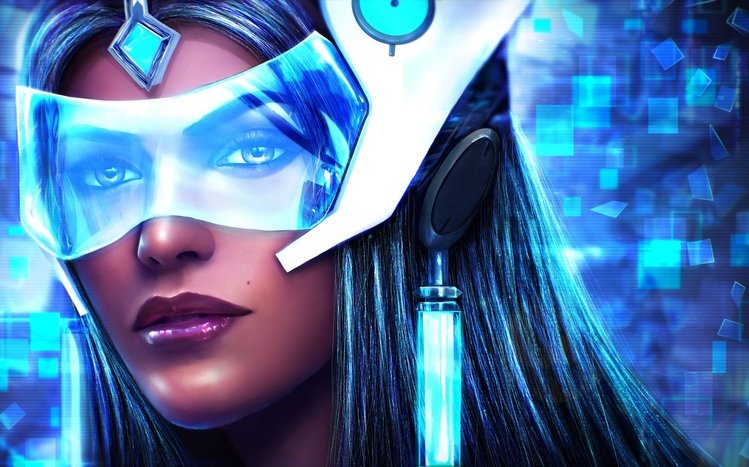 Symmetra (Overwatch) Theme screenshot #14
