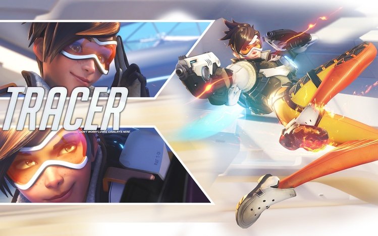Tracer (Overwatch) Theme screenshot #2