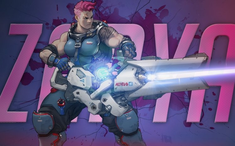 Zarya (Overwatch) Theme screenshot #5