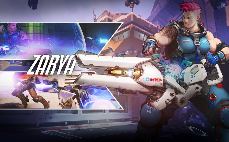 Zarya (Overwatch) Theme screenshot #1